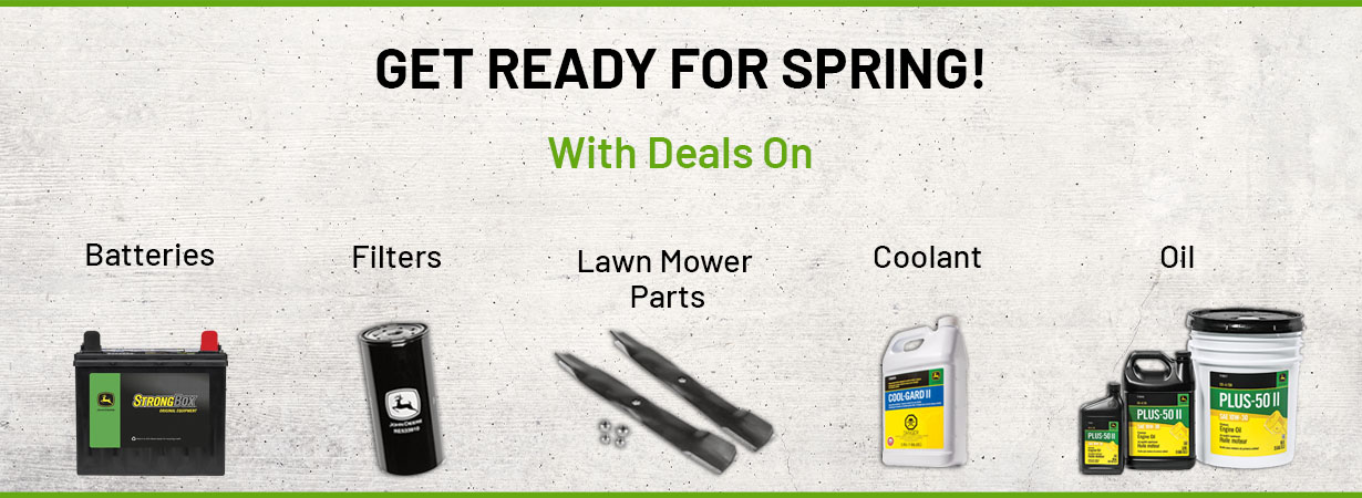 John Deere Oil, Filters, Coolant, and Mower Parts on Sale at TRULAND!