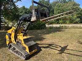 Mini Skid Steer with Pallet Forks for Rent at TRULAND Equipment