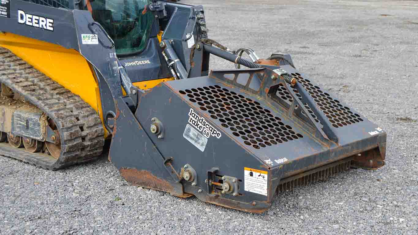 landscape rake or rock hound rental at TRULAND Equipment