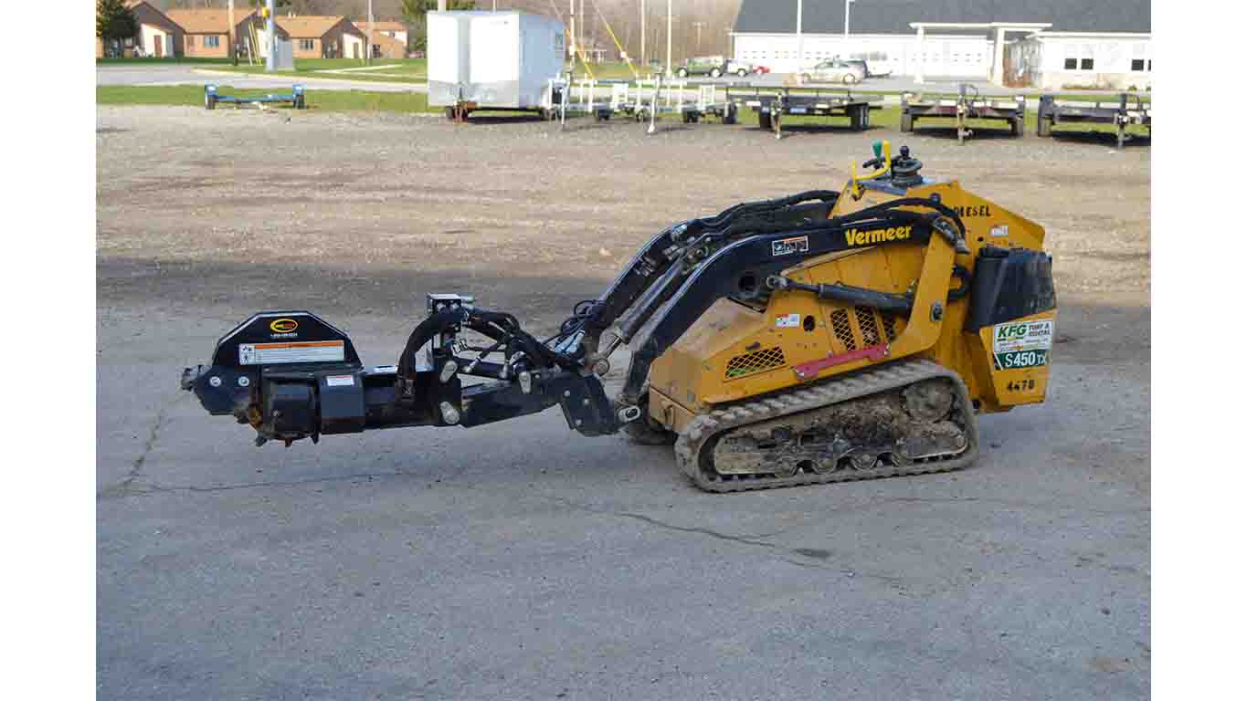stump grinder rental for mini skid steer at TRULAND Equipment