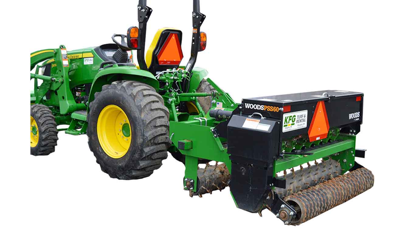 tractor overseeder rental at TRULAND Equipment