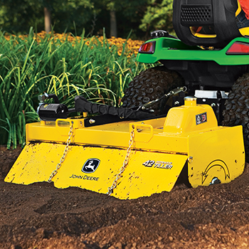 Rototiller on John Deere Select Series Mower at TRULAND Equipment
