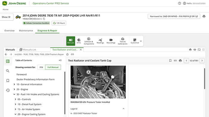 John Deere Interactive Manuals at TRULAND Equipment