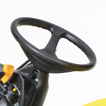 Steering Wheel on John Deere Signature Series Mower at TRULAND Equipment