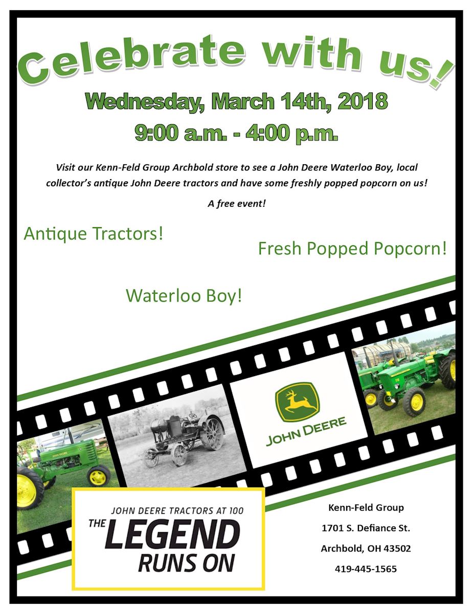 100 years john deere tractors