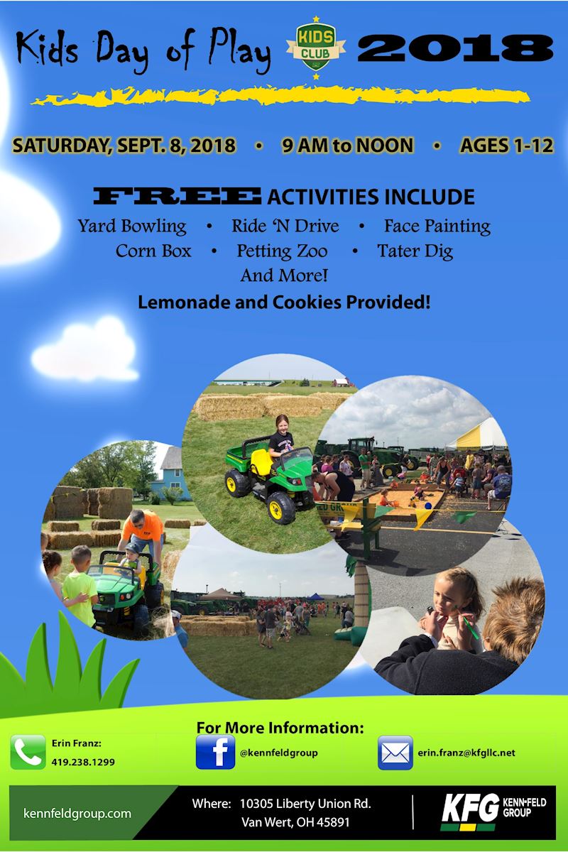 Kids Day of Play Van Wert 2018