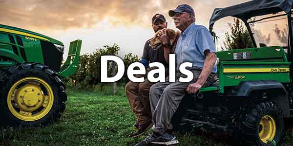 See deals and promotions on John Deere equipment at TRULAND Equipment